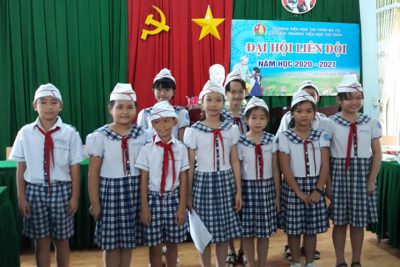 HÌNH ĐẠI HỘI LIÊN ĐỘI NĂM HỌC 2020-2021